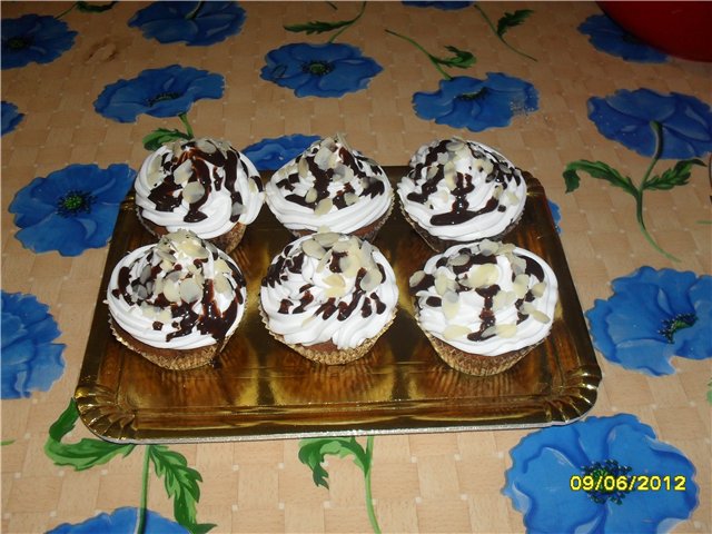 Muffins de dos tonos