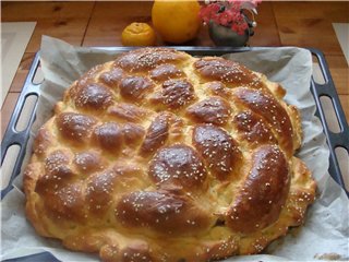 Stella di Natale del pane