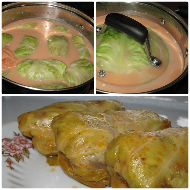 Spicy cabbage rolls Transcarpathian