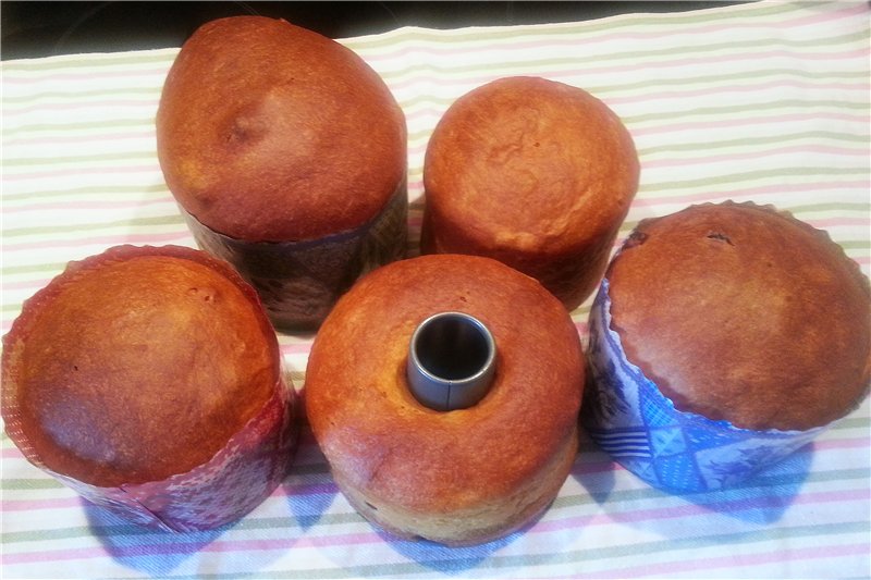 Kulich z Myasoedovskaya w piekarniku (klasa mistrzowska)