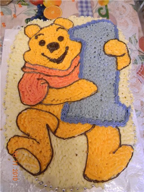 Torte basate sul cartone animato Winnie the Pooh e tutto, tutto, tutto