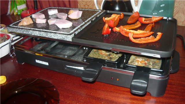 Raclette, fondue