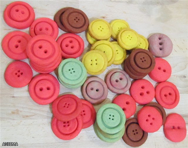 Buttons Cookies (Lò nướng)