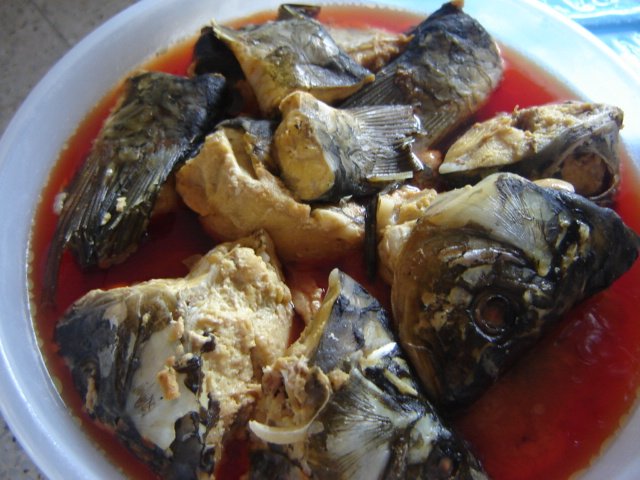 Pescado relleno