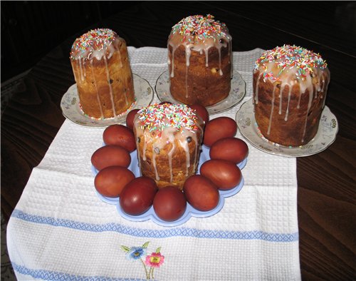 Easter cake. Koleksyon ng mga recipe para sa Easter cake