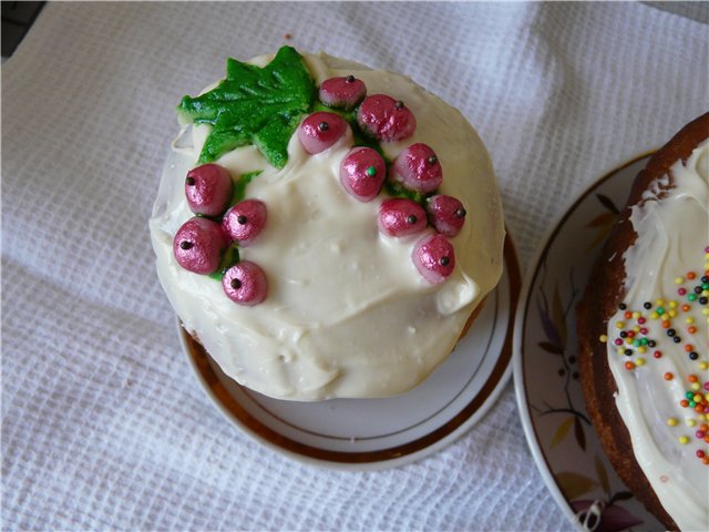 Kulich Myasoedovskaya-val a sütőben (mesterkurzus)