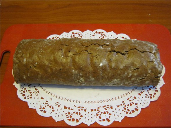 Biscuit roll, baked with filling