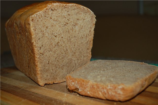 Buckwheat bread with buckwheat sourdough