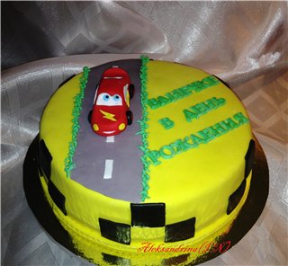 Torte basate sul cartone animato Cars