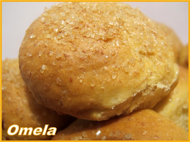 Bollos con avena, pasas y orejones (magro)