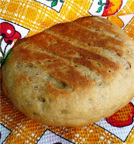 Pan de centeno con trigo y mostaza de Dijon