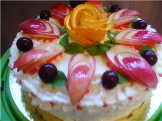 Summer holiday cake