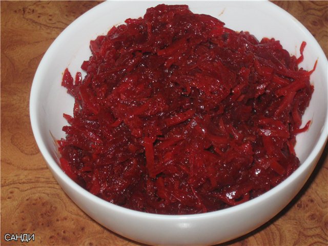 Beetroot caviar (Panasonic SR-TMH 18)