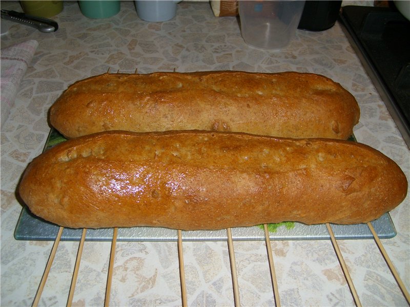 Pagnotta di campagna con crusca (al forno)