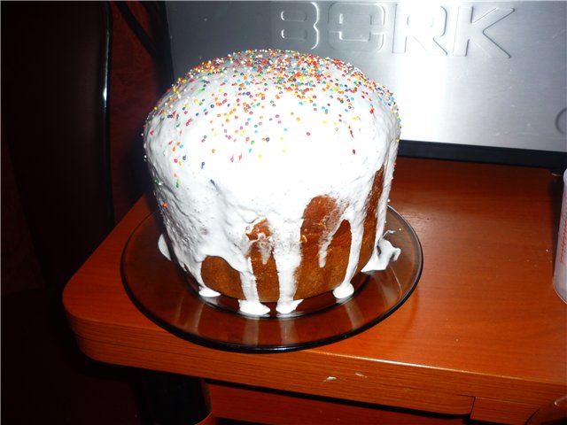 Kulich Royal fastidio en una panificadora