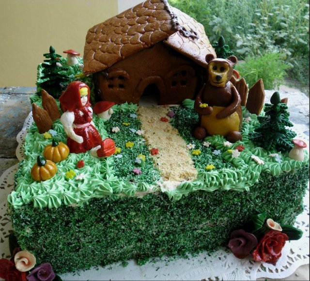 Torte basate sul cartone animato Masha e Orso