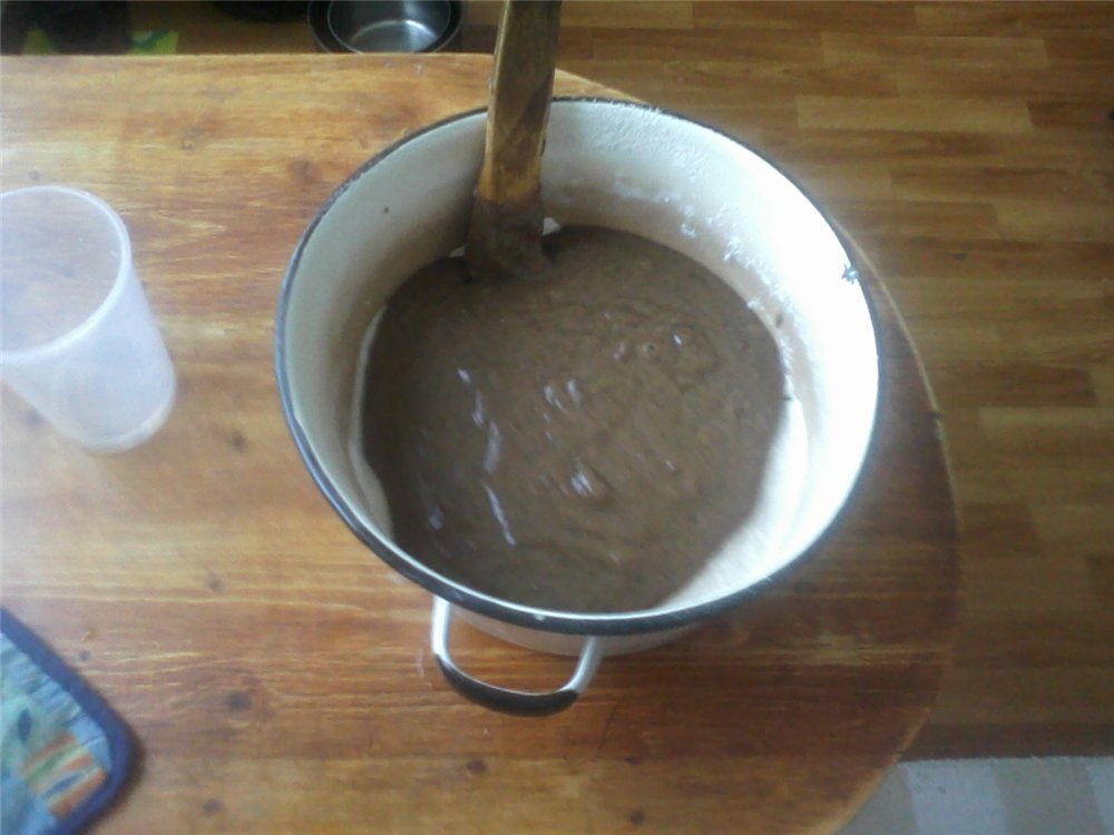 Pan de centeno con miel (panificadora)