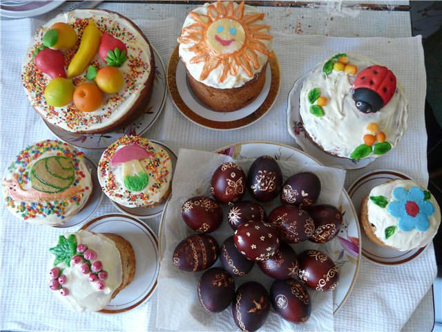 Kulich con Myasoedovskaya al forno (master class)