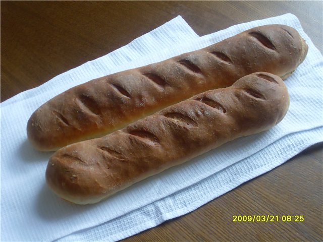 Rustieke baguettes