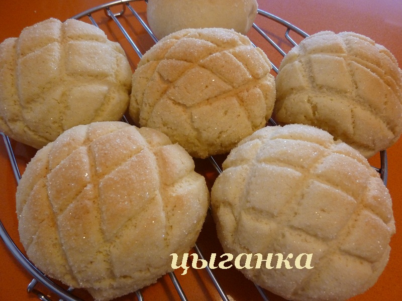 Bollos de meló japonesos Melon Pan