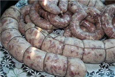 Sausage at home