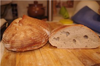 Pan de masa madura (horno)