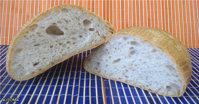 Italian bread (Ann Thibeault) in the oven