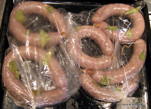 Sausage at home