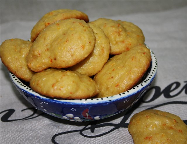 Lean orange-honey cookies