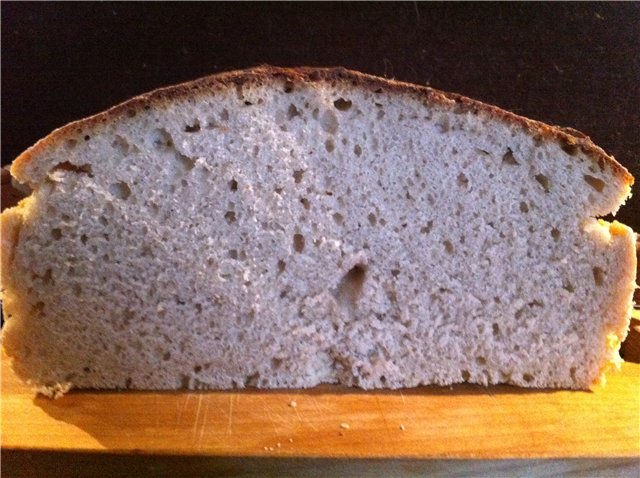 Pane di segale di grano del sud con lievito naturale