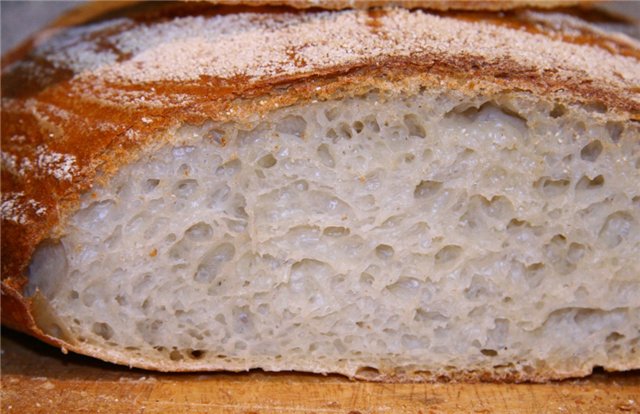 Bread White Pain a l'Ancienne (trouba)