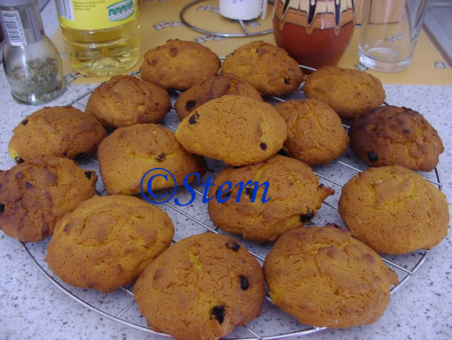 Galletas de calabaza con chocolate