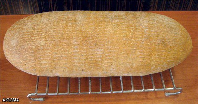 Italian bread (Ann Thibeault) in the oven