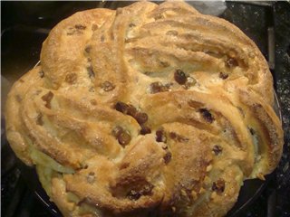 Christmas wreath na si Angelica mula sa magkakapatid na Simili (Torta "Angelica" di Sorelle Simili)