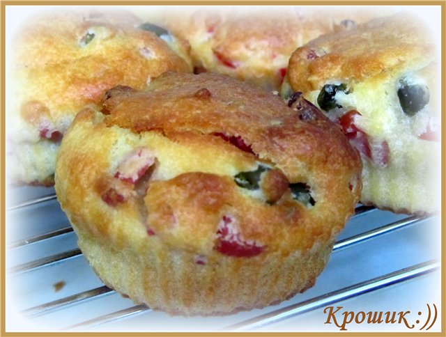 Muffins ραβδιών καβουριών