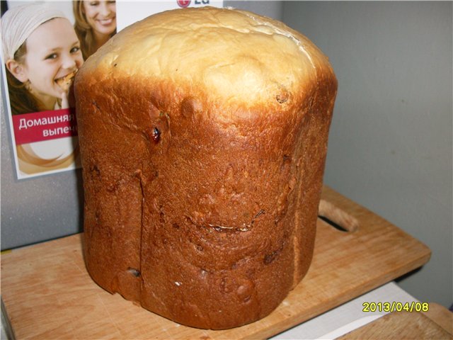 Kulich Royal bummer in a bread maker