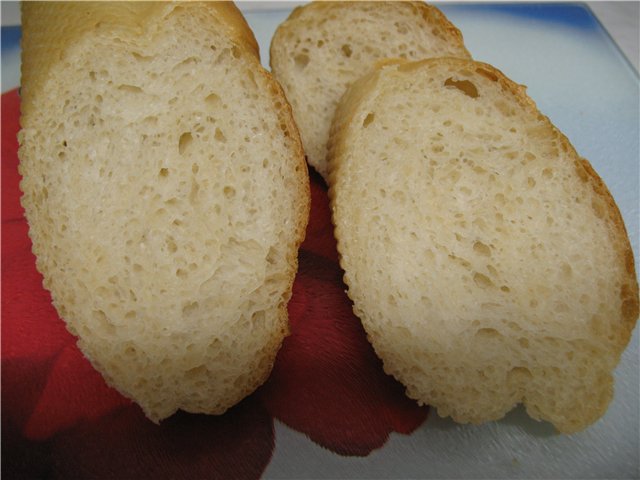 Pane di grano su pasta matura (autolievitazione)