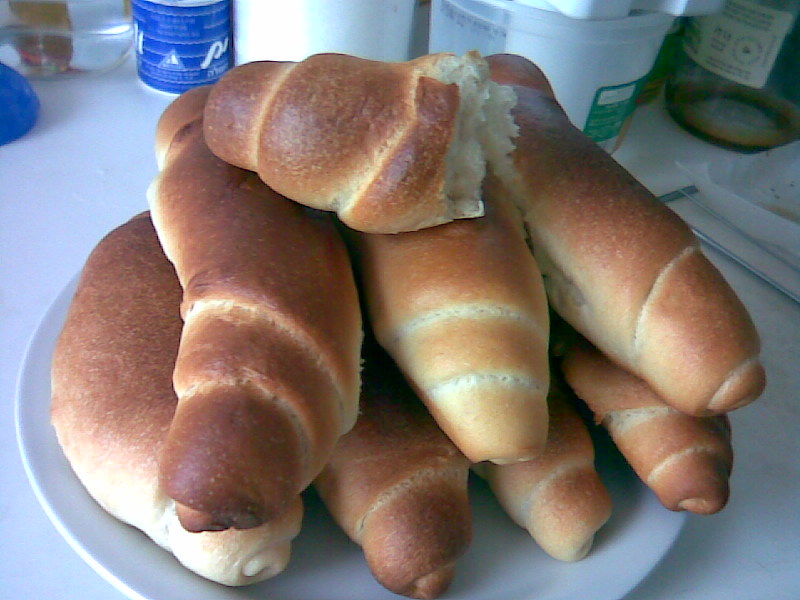 Mini loafs with sour cream