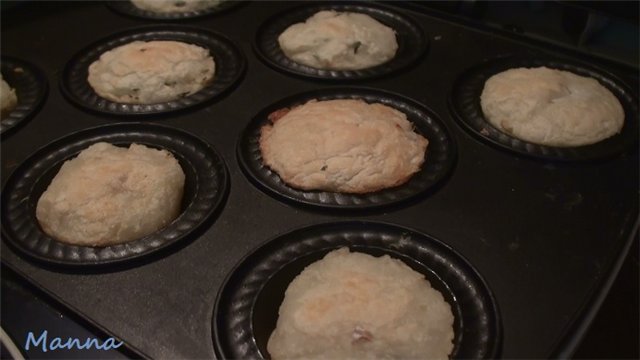 Muffins de patata y guisos con pescado