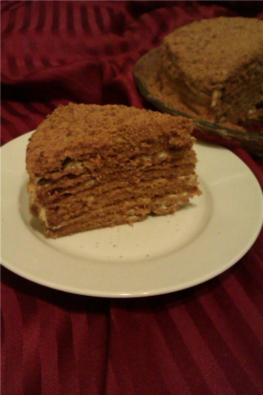 Winter honey cake