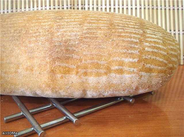 Italian bread (Ann Thibeault) in the oven