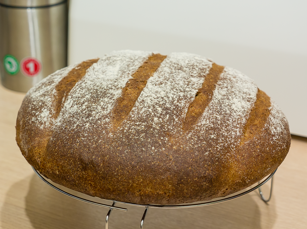 Pane di segale e grano con lievito naturale Per tutti i giorni