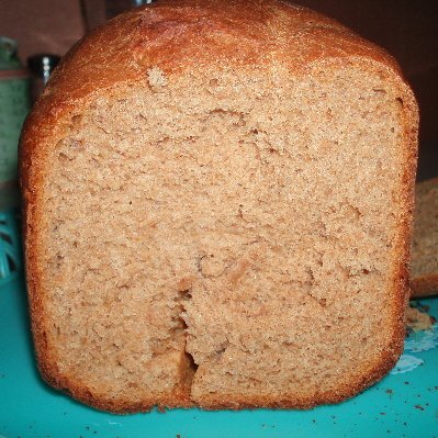 Pane di segale su kvas in una macchina per il pane