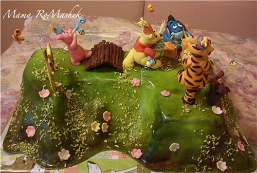 Torte basate sul cartone animato Winnie the Pooh e tutto, tutto, tutto