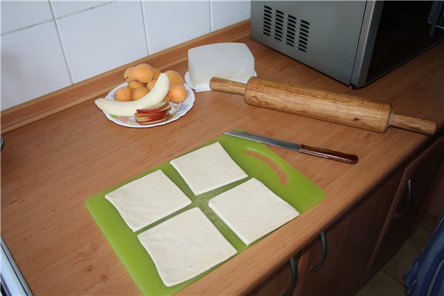 Bocadillos de masa preparada (opciones)