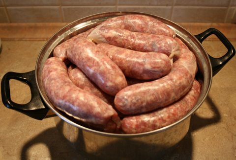 Sausage at home