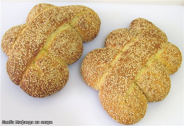 Pan de sésamo siciliano Mafalda (horno)