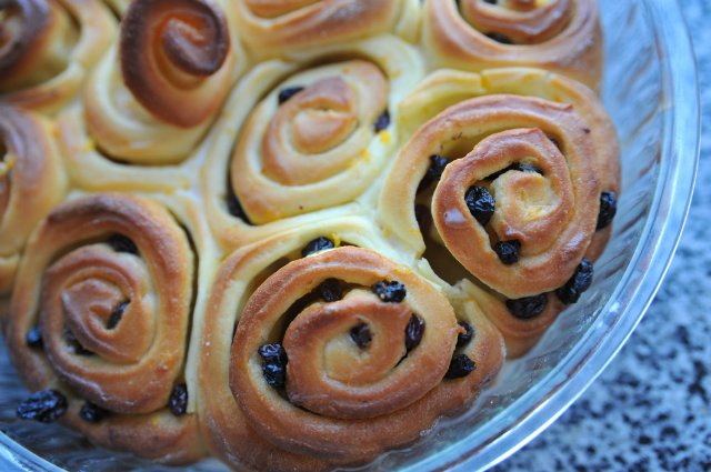 Soaked Orange Buns