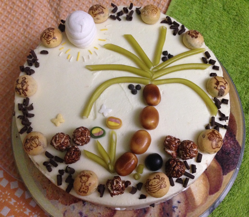 Tarta clásica (galleta y nata)