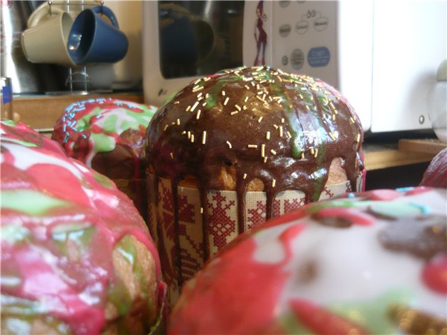 Kulich with Myasoedovskaya in the oven (master class)